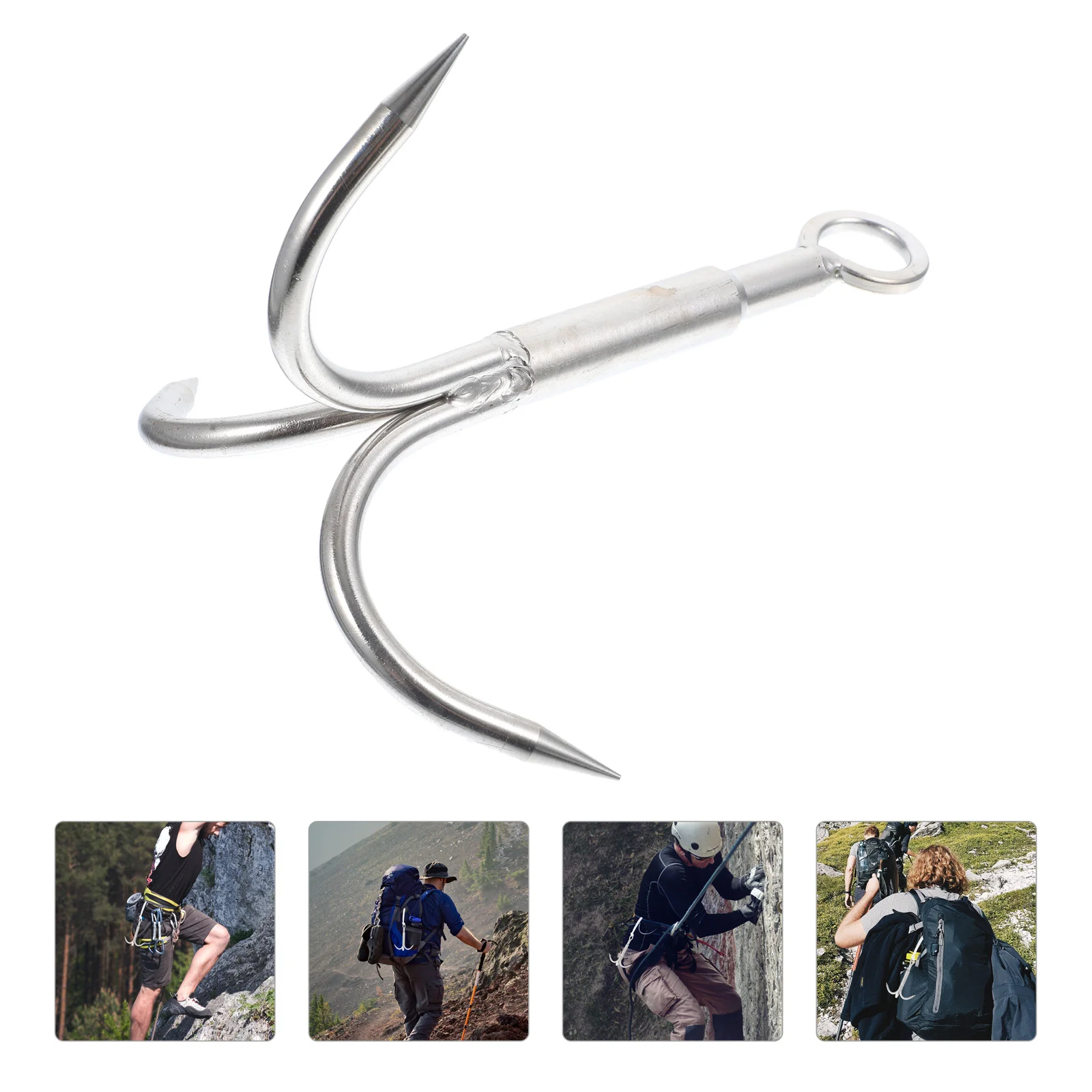 

Тройной Крючок для скалолазания, тройной захват из нержавеющей стали