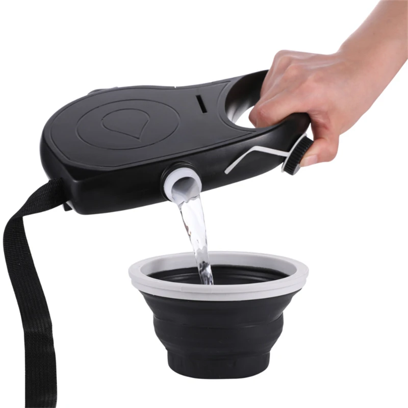 

Светоотражающие регулируемые ошейники для домашних животных, нейлоновая веревка, кормушка для собак и питомцев с мешком для мусора