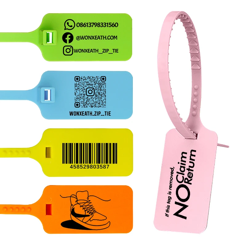 

50 шт., Пользовательский логотип, брендовые Сникеры, с защитой от вскрытия, с ярлыком, белые одноразовые пластиковые защитные аксессуары, 11,8 д...