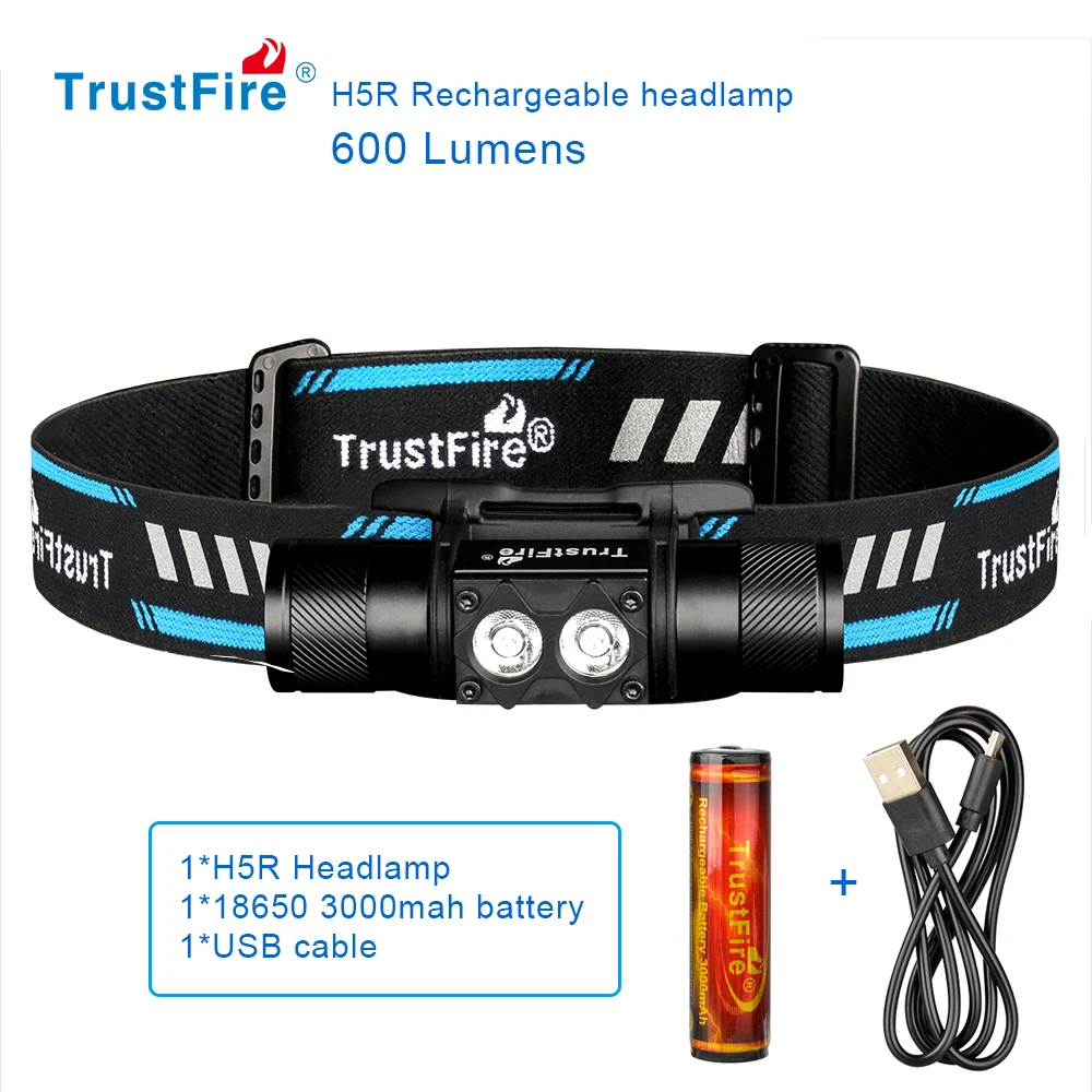Налобный фонарь Trustfire H5R 600 люмен