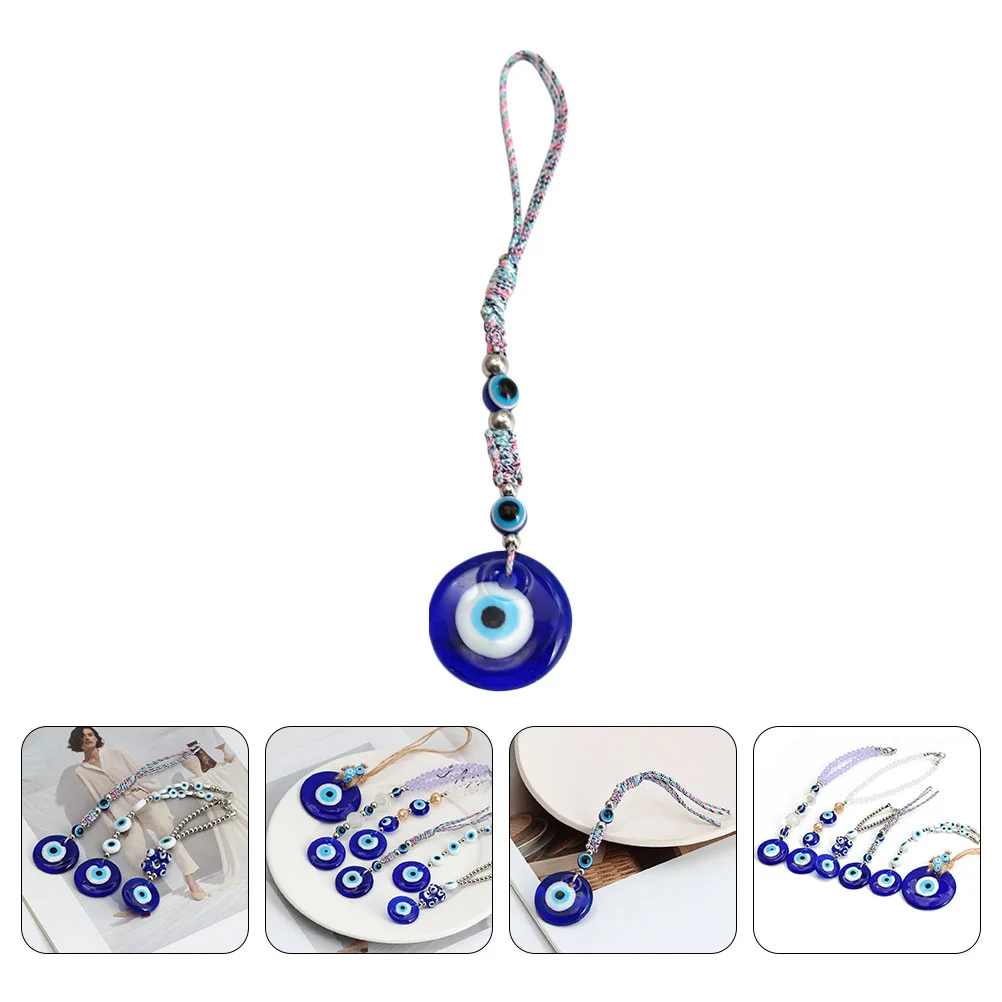 

Eye Evil Hanging Decor Key Turkish Wall Car Amulet Ornament Blue Charms Charm Home Keyring Men Chain Women Ring Pendant Good