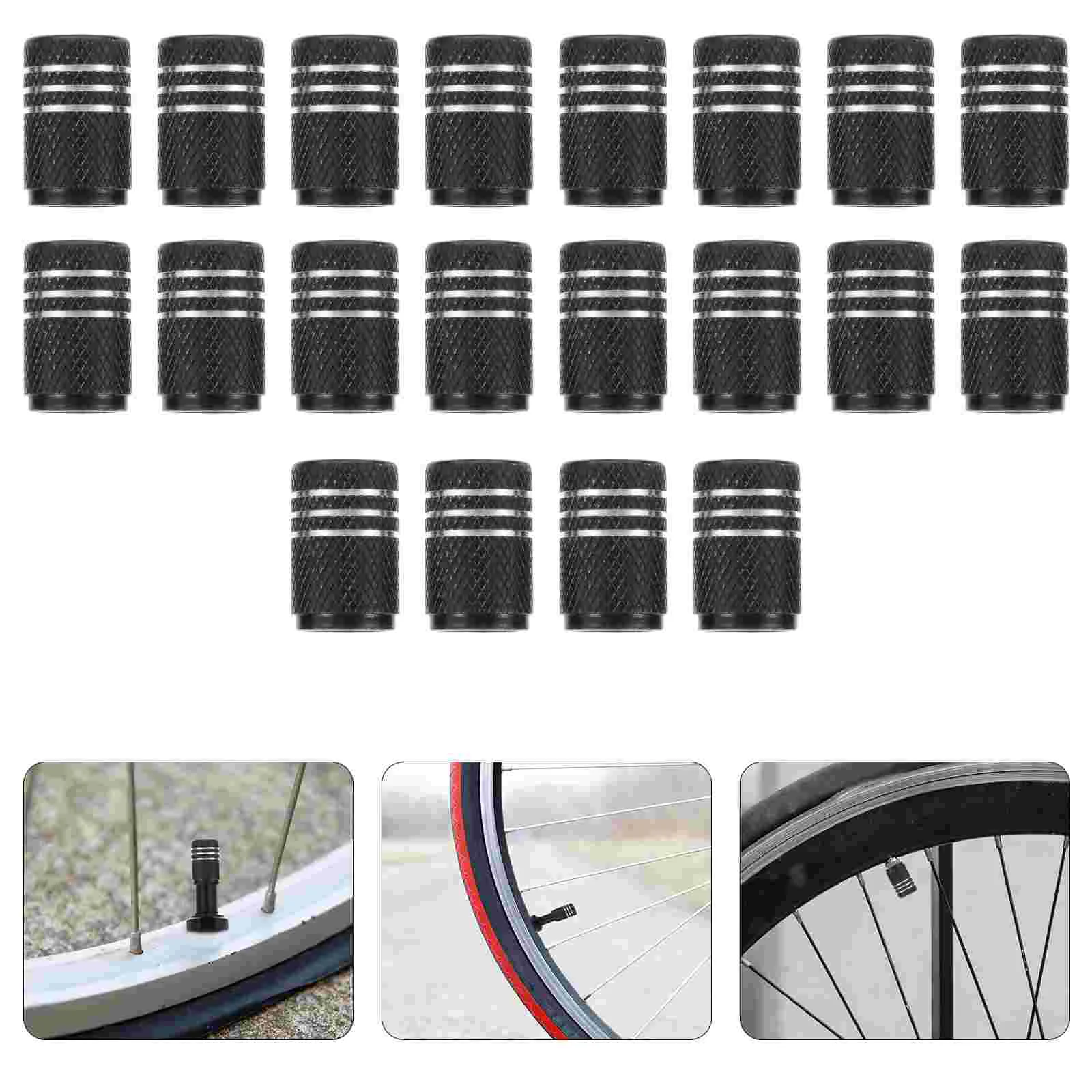 

20 Pcs Car Tire Accessories Accessories Automotive Tire Covers Car Tire Caps Valve Cap -proof Car Valves Stem Caps