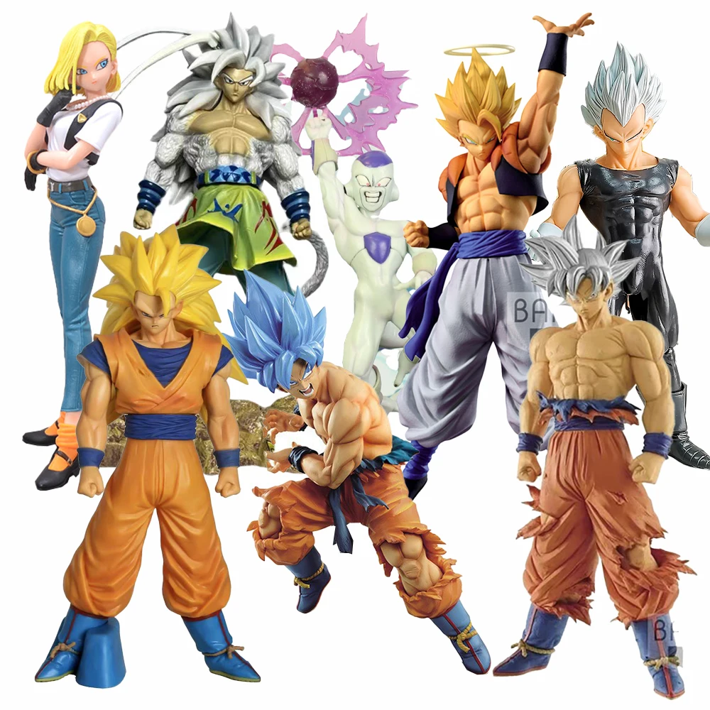 Dragon Ball Z Gogeta Сон Гоку шэньрон Вегета IV Фриза Android 18 супер сайян Аниме фигурки