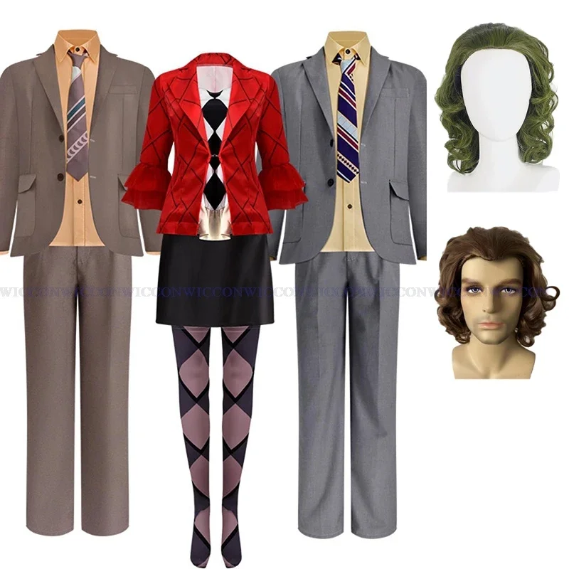 Костюмы для косплея Артура Флек мужской женский костюм парик Гаги клоун 2024 фильм