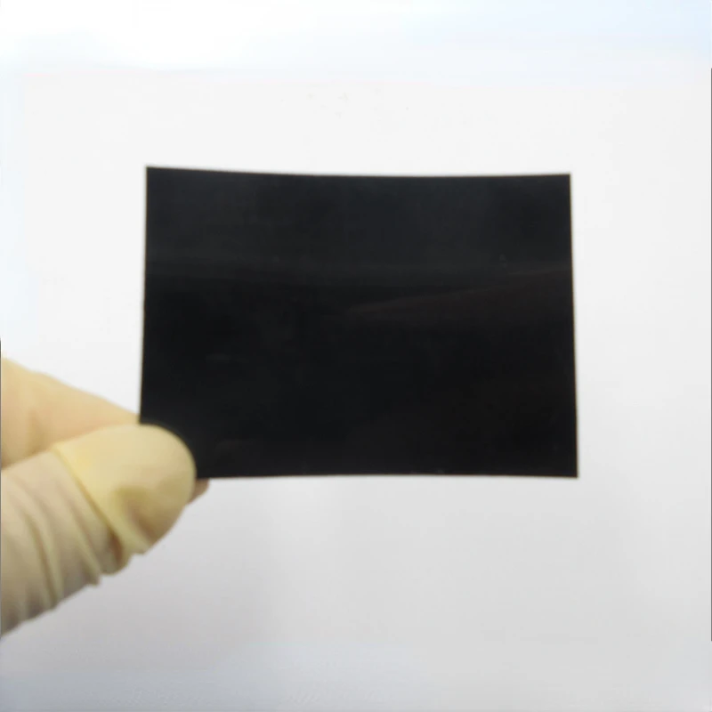 

0.05-1mm Black infrared filter film plastic film sheet plastic sheet bending/ Clipped visible light filter