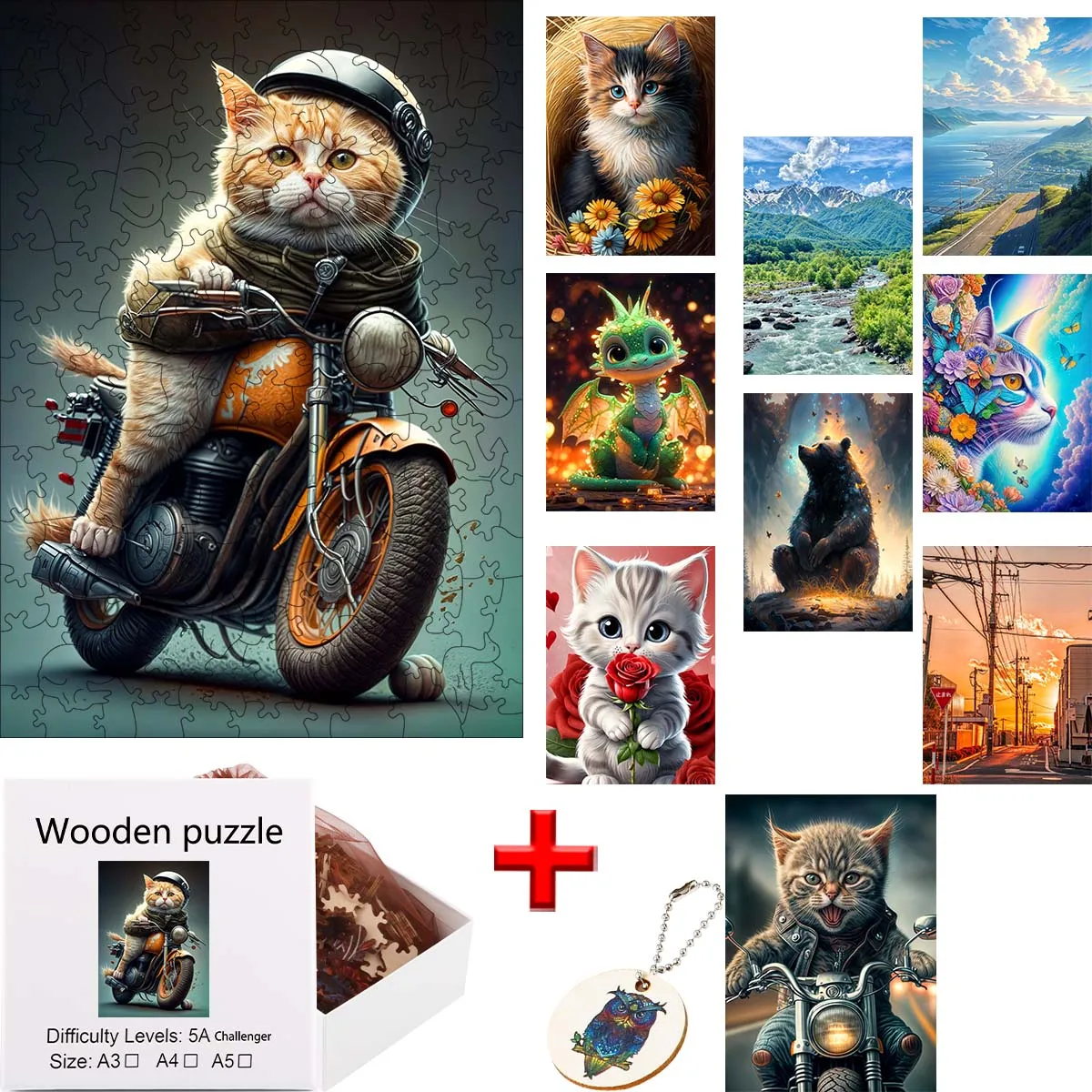 Пазл деревянный развивающий для детей от 6 до 10 лет