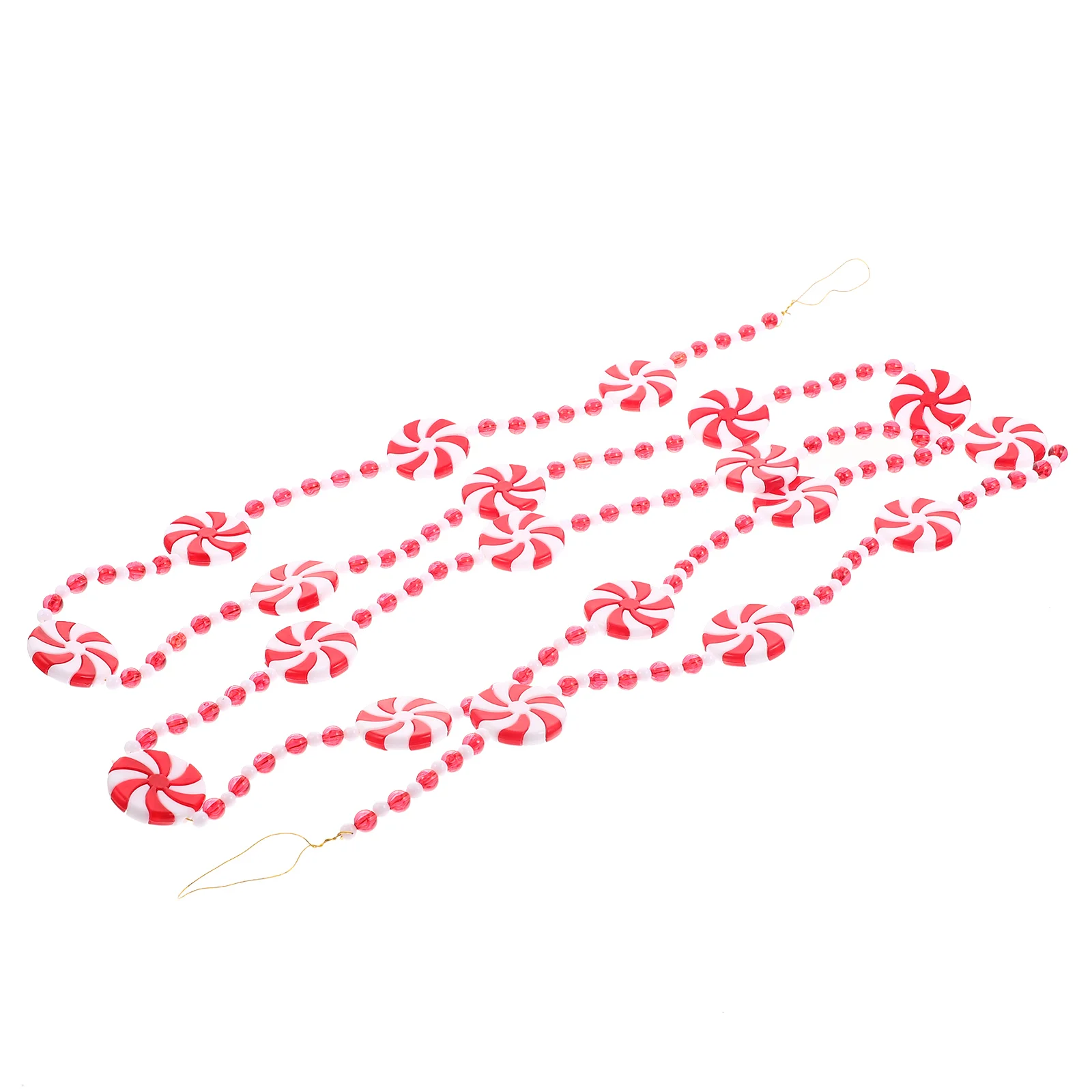 

Christmas Candy Garland Tree Decorationshanging Decor Peppermint Ornamentsbeads Cane Pendantbead String Ornament Diy Decoration