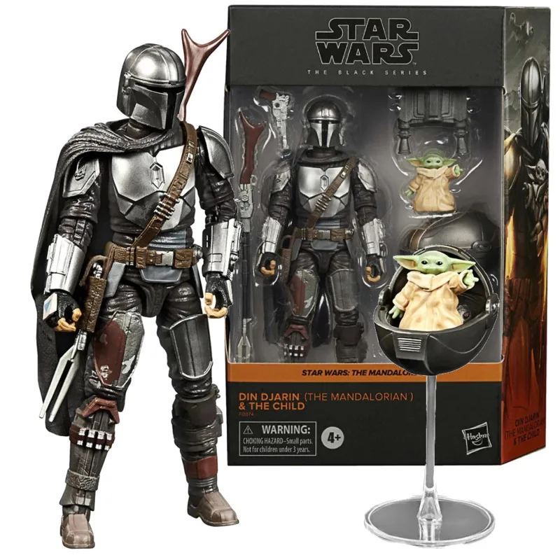 

Black Series Star Wars Figure Din Djarin The Mandalorian Baby Yoda Action Figures Collection Model Toys Doll Birthday Gifts