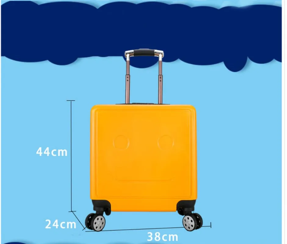 Children's Suitcases Luggage Leisure Traf Official Store 18In Paint Finish Rolling Luggage Travel Suitcase With Wheels Rushed