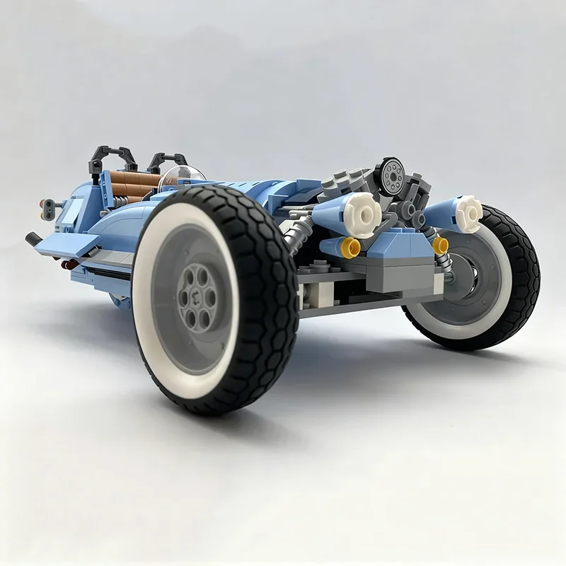 646 деталей MOC Модель трехколесного велосипеда Моргана, строительные блоки, рождественские подарки, игрушка, DIY, образовательная креативная идея (art.: 3920dd04cc248) - 3920dd04cc248
