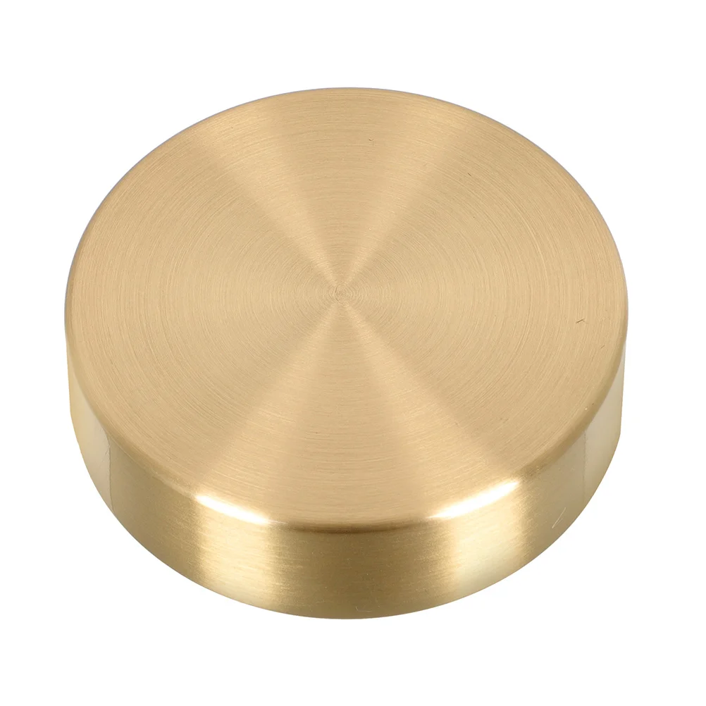 

Creative Brass Paperweight Round Chinese Calligraphy Practicing Paperweight