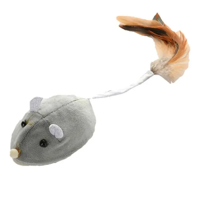 

Indoor Cat Toy Electric Crawling Mouse USB Rechargeable Mouse Funny Cat Stick Pet Interactive Toys Accessories
