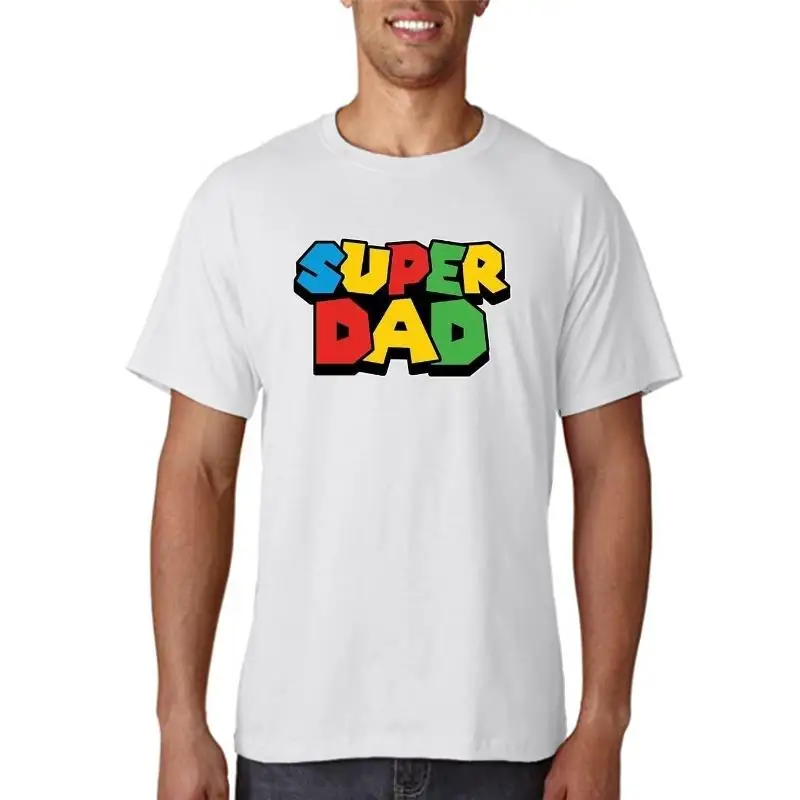 

1 шт. крутая Мужская футболка Foshion с коротким рукавом и круглым вырезом Super Dod Bros. -Fother #39 #39 s Doy Подарочная футболка Топы И Футболки