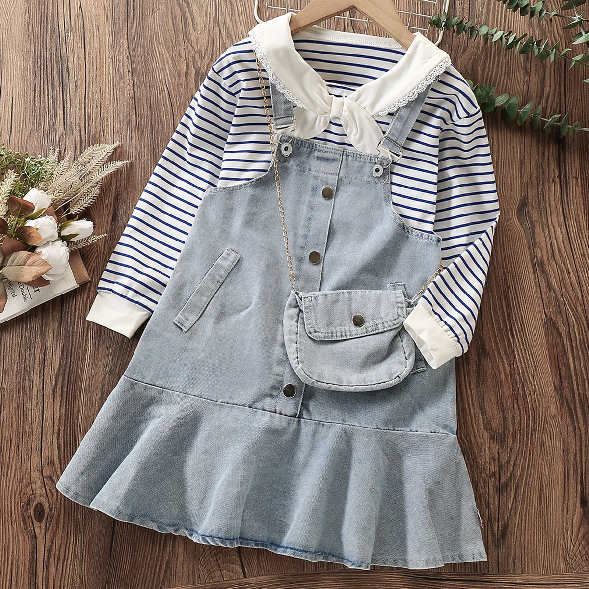 Комплект школьной формы из 2 предметов для девочек 4-12 лет