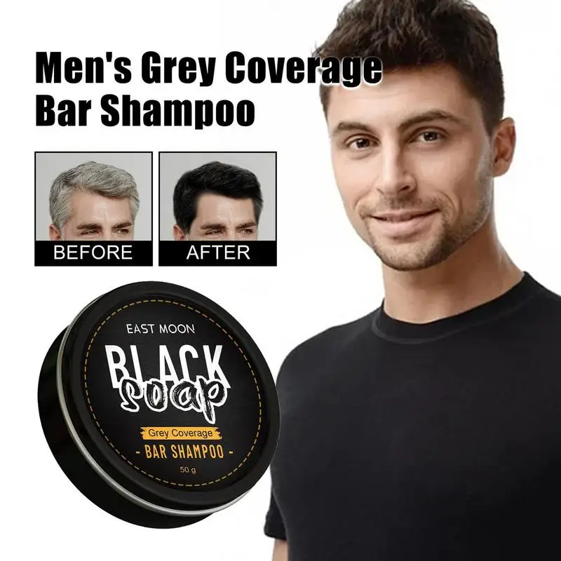 

Hair Darkening Shampoo Bar Repair Gray White Anti Loss Natural Organics Hair Root Strengthen Nourishing Black Hair Dyed Soap