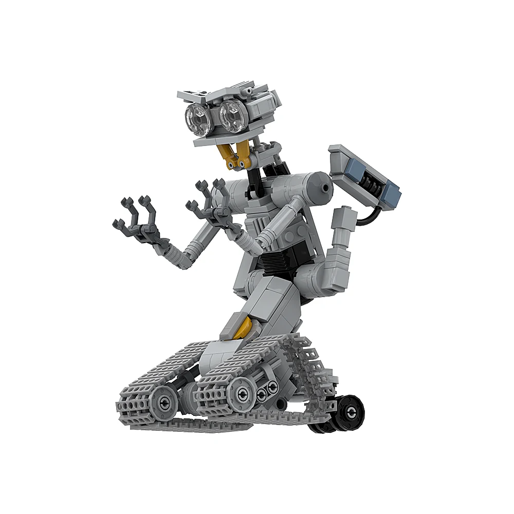 Короткое замыкание робота Johnnyed5 строительные блоки Moc гусеничная дроида наборы