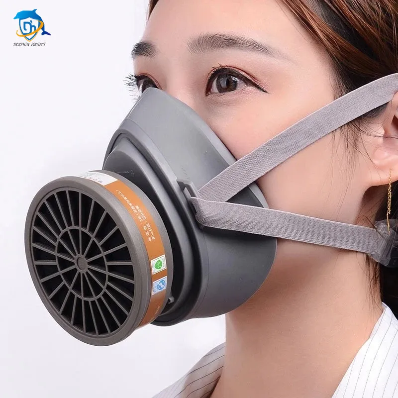 

Smoke Gas Mask Protective Respirator Painting Welding Chemical Toxic Gases Canisters Anti-Dust Activated carbon Filter