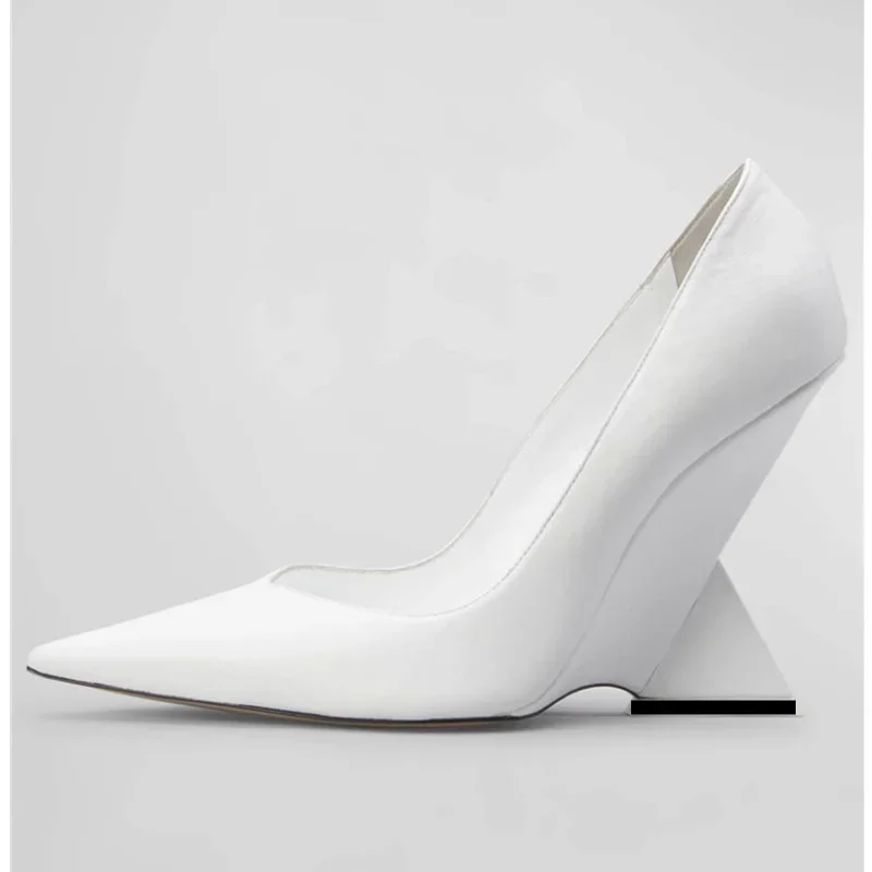 Женские туфли на толстом каблуке 14см и платформе 4см цвета в ассортименте