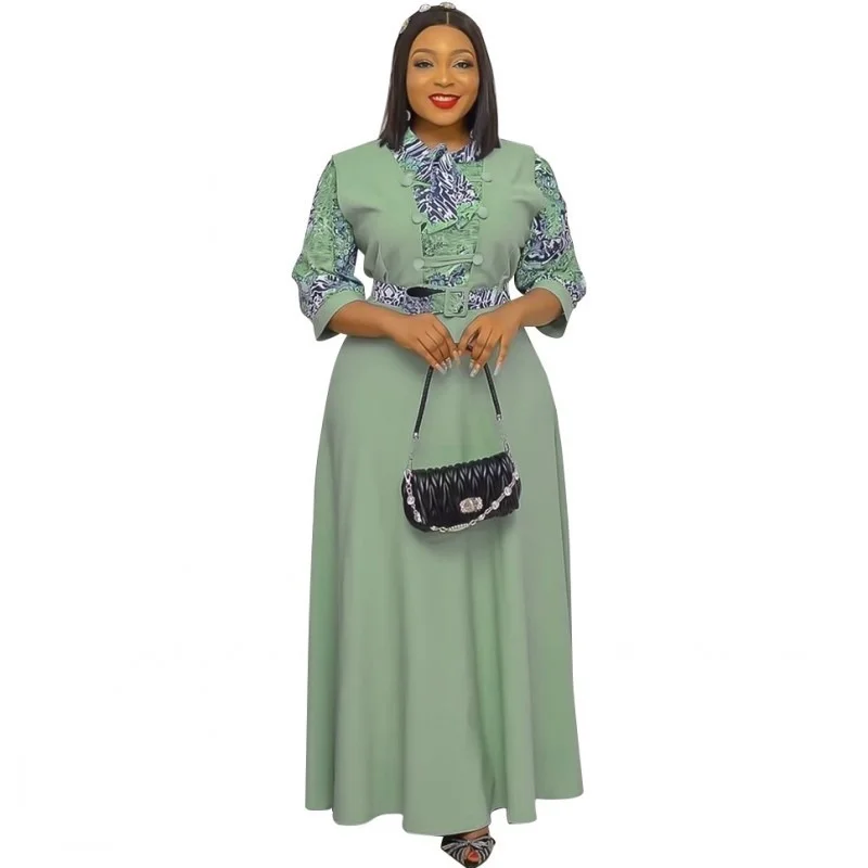 

Robe Africaine Femme 2022 African Plus Size Long Dresses For Women Dashiki Print Outfits Moroccan Kaftan Dubai Muslim Abaya