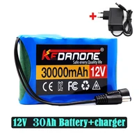 super 12v 30000mah capacity dc 12 6v 30ah portable rechargeable li ion battery cctv camera monitor charger