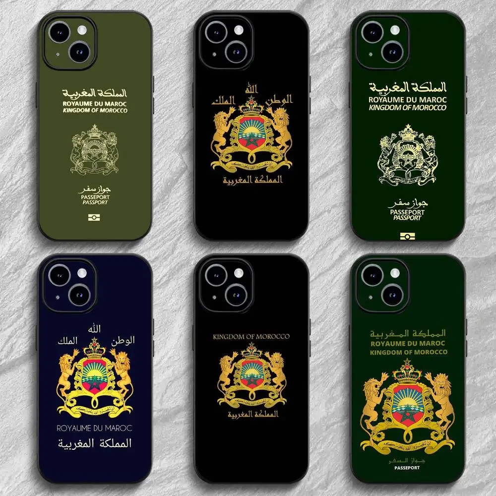 Фото Чехол для телефона с аниме-флагом M-Morocco для iPhone 17, 16, 15, 14, 13, 12, PRO MAX PLUS, мини-ТПУ, мягкий, приятный для кожи чехол №1