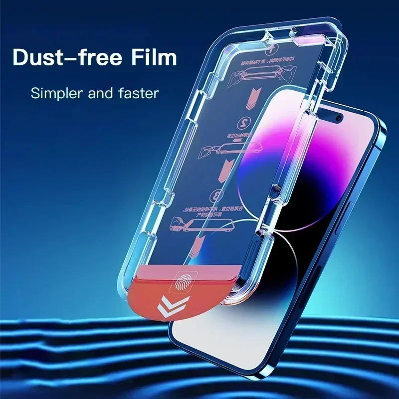 Фото Защитная пленка из закаленного стекла для OPPO Reno 11A 13 F A 12 FS 8 Lite 7z 10 Pro Plus 8T 4G 5G с комплектом для установки и удаления пыли №5