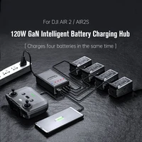 120w charger 4 batteries parallel at the same time charging dual mode charge for dji mavic air 2air 2s drone accessories