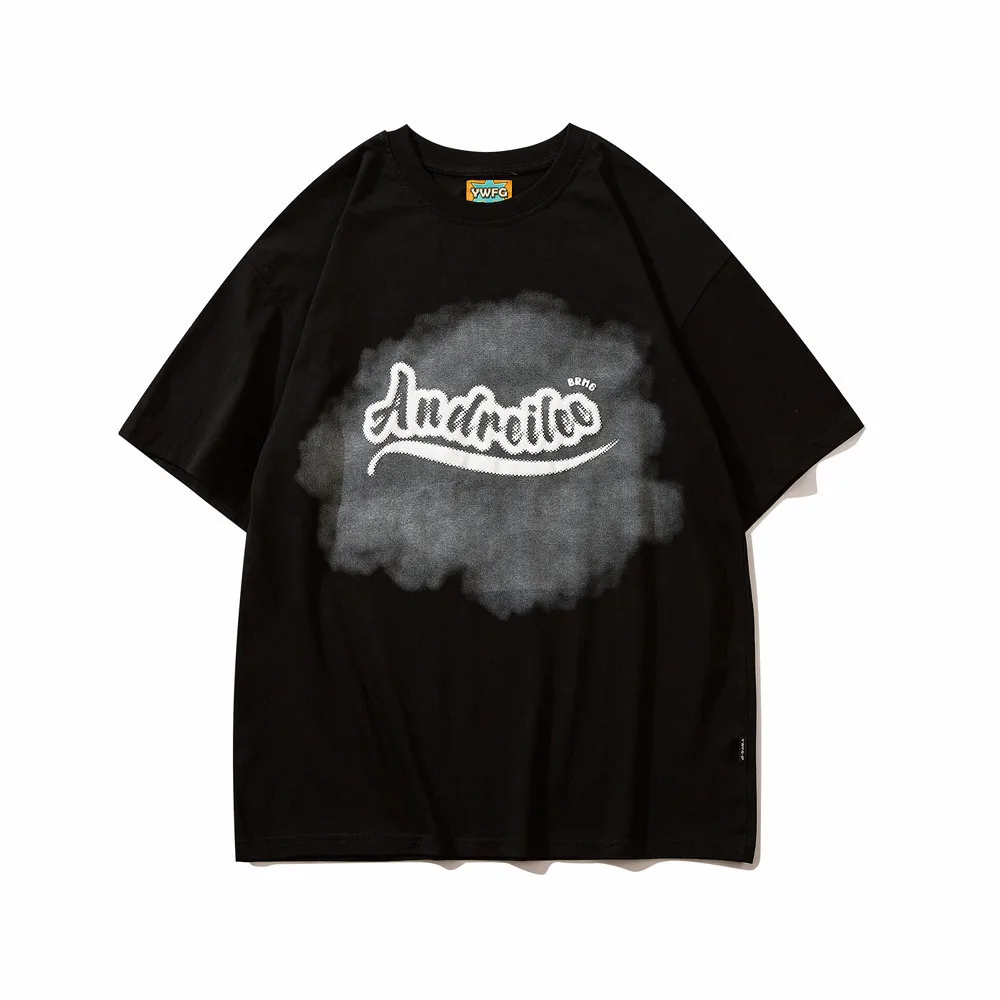 

2022 Summer New Hip Hop Abstract Printing Loose Men T-Shirts MT00012289
