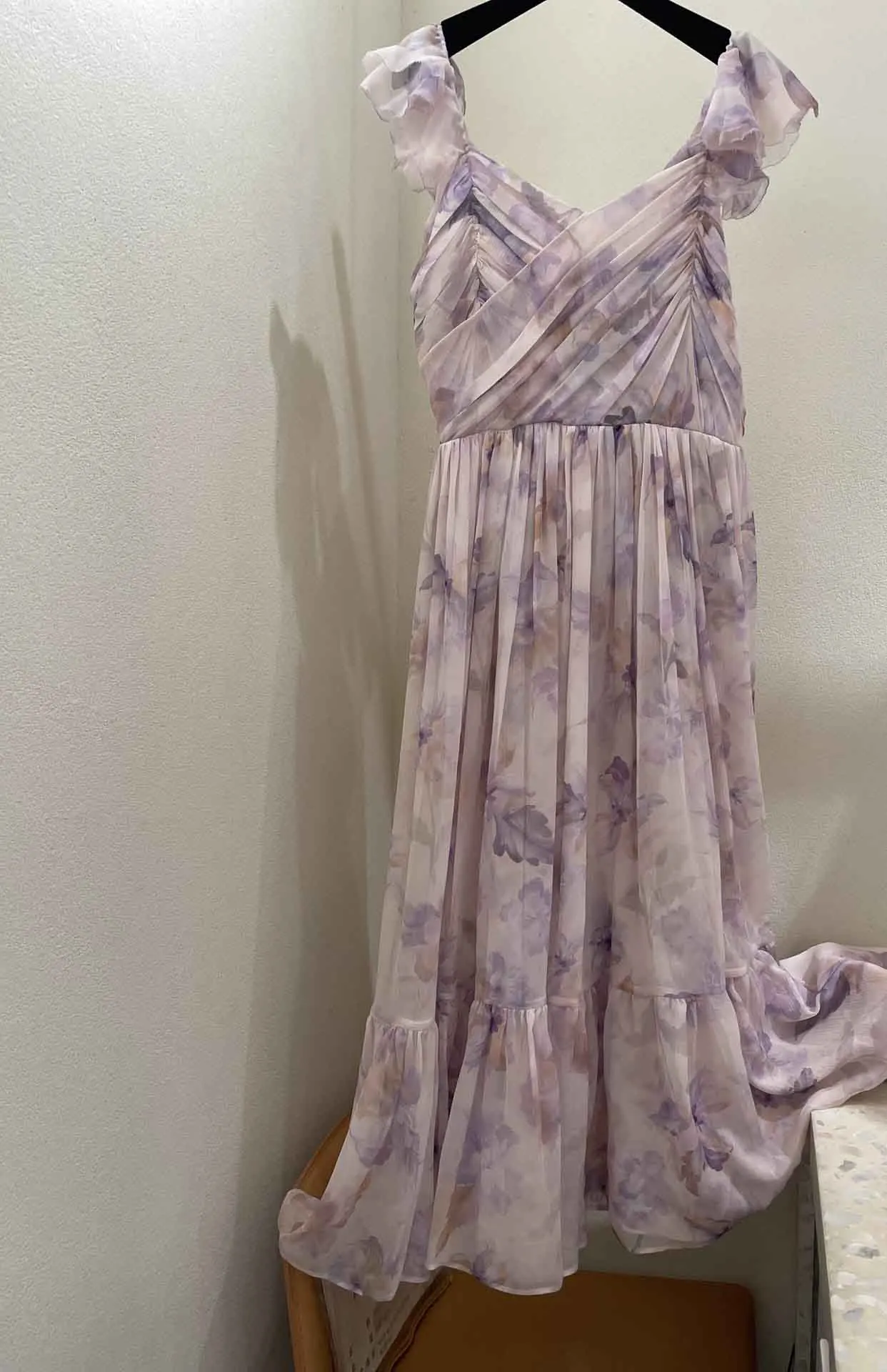 

The new super fairy silk dress is a gentle purple fairy