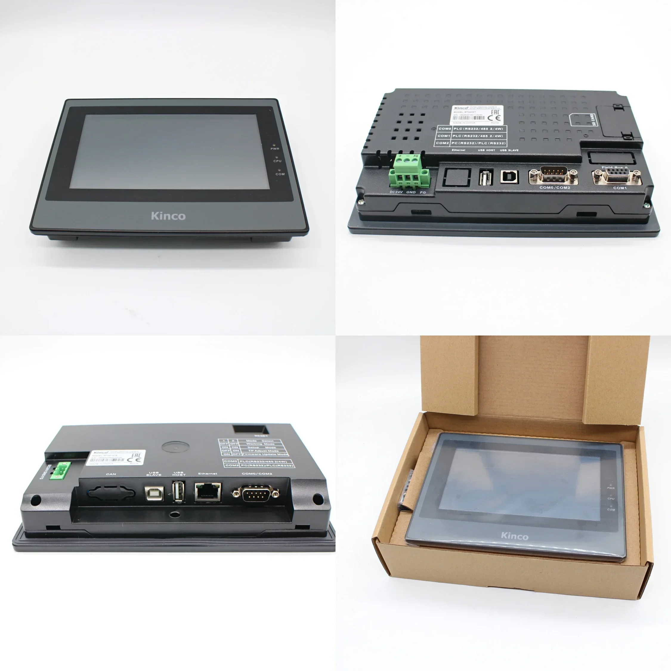 Фото Kinco IoT MK070E-33DT HMI PLC «все в одном» 7-дюймовый сенсорный экран с программируемым контроллером Встроенная панель с поддержкой пульта дистанционного управления №3