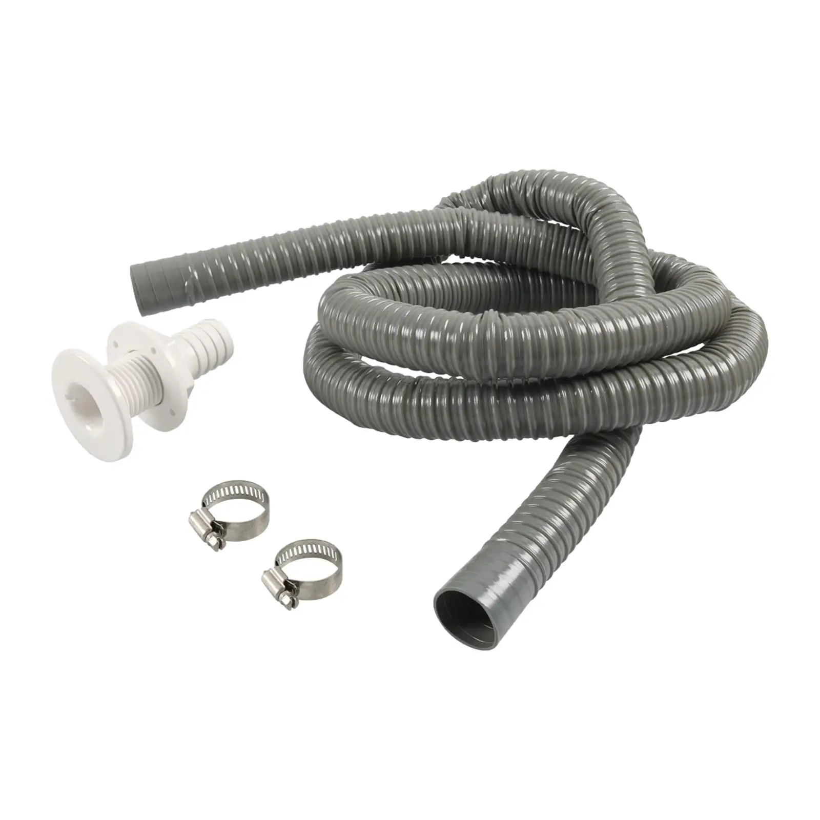 

Marine Hose Bilge Pump Installation / Includes 2 Hose Clamps and thru Hull
