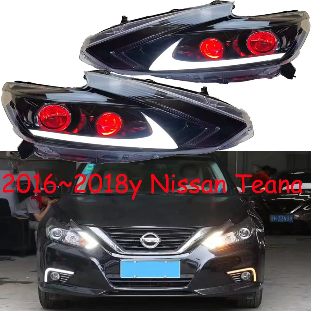 Фото Автомобильный передний фонарь для Nissan Teana, фара ALTIMA LED 2016 ~ 2018, автомобильные аксессуары DRL, противотуманная фара для Nissan Teana №1
