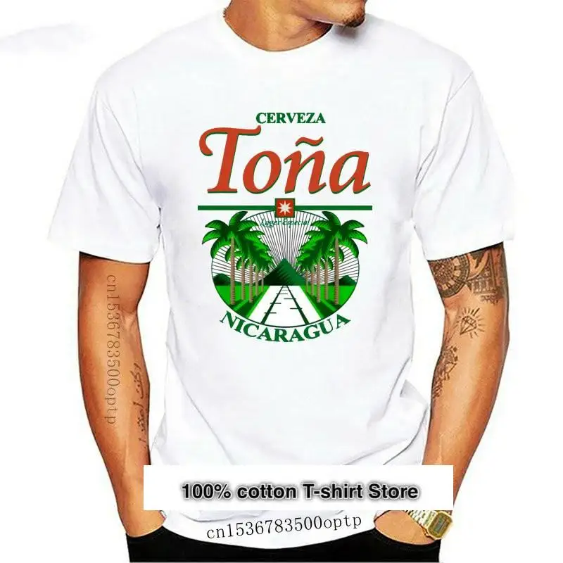 

Camiseta negra с логотипом пива Tona, одежда с большим рисунком, с изображением «питьевой воды», S-6Xl