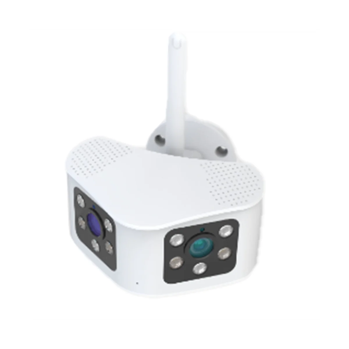 

4K 8MP Dual Lens Wifi IP Camera Outdoor 180° Ultra Wide View Angle Panoramic Human Detect CCTV Camera (6MP) EU Plug