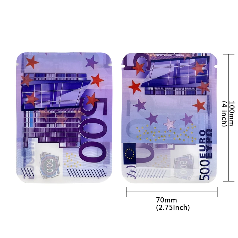 

Прозрачные пакеты для банкнот PBAG EURO