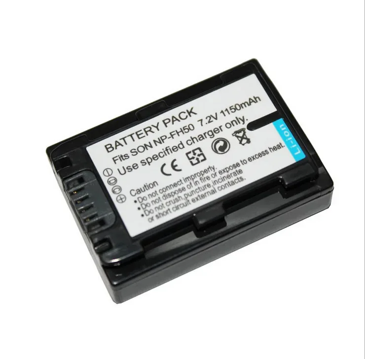 10 шт. NP-FH50 NPFH50 аккумулятор для камеры Sony NP-FH30 NP-FH40 NP-FP50 HX100V HX200 HX200V DSLR-A230 A290 A330 ﻿