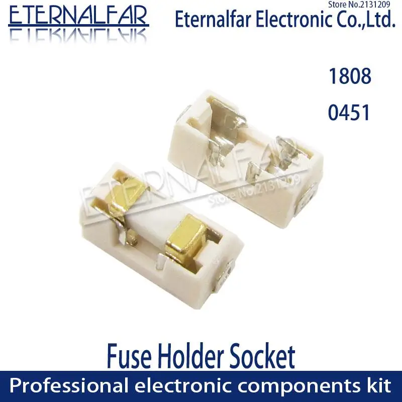 

HOLDER ETERNALFAR 1808 SMD для предохранителей 6.1x2.69 мм