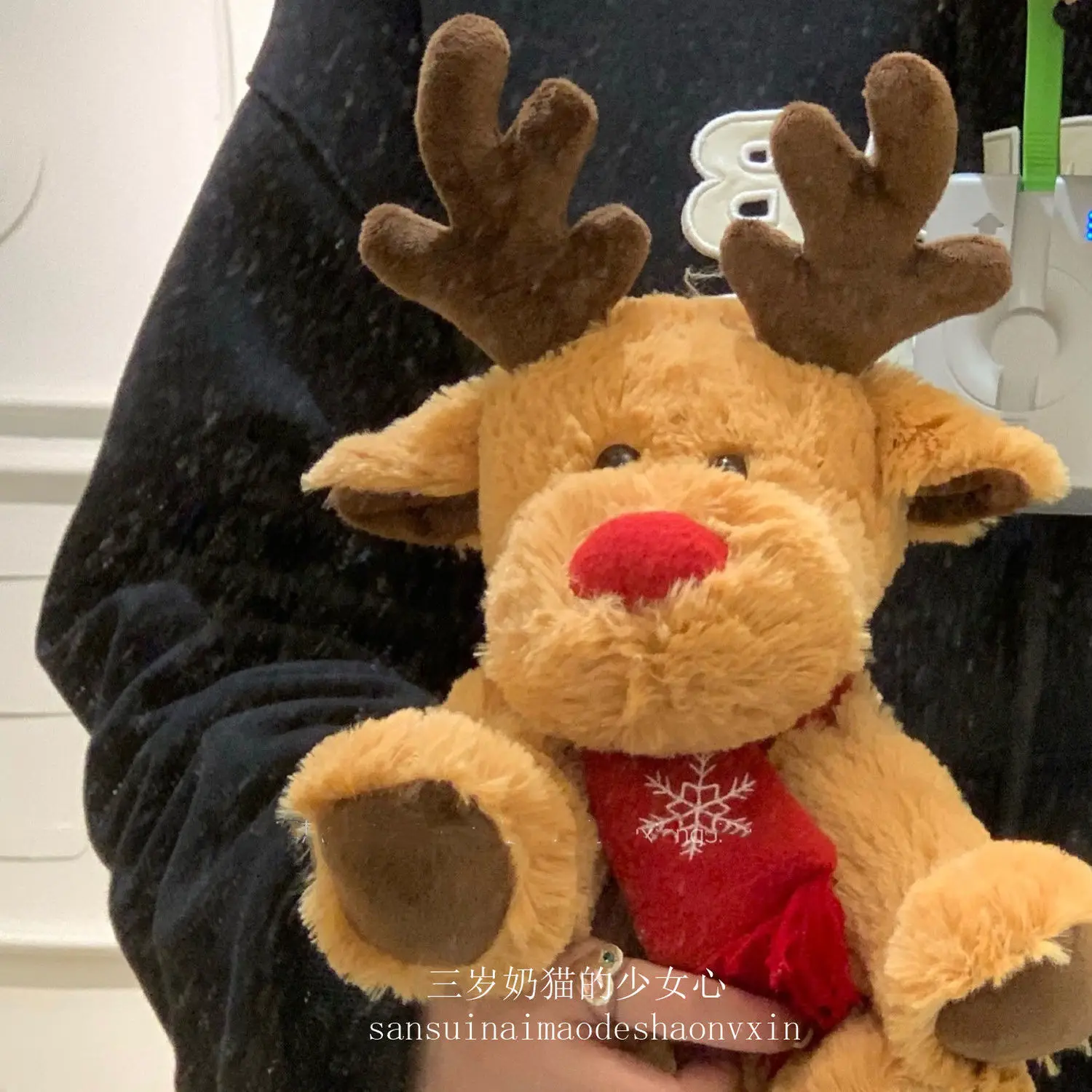 

Ins Cute Christmas Elk Plush Toys Creative Cartoon Animals Dolls Festival Birthday Gifts Kids Children Soft Stuffed Models New