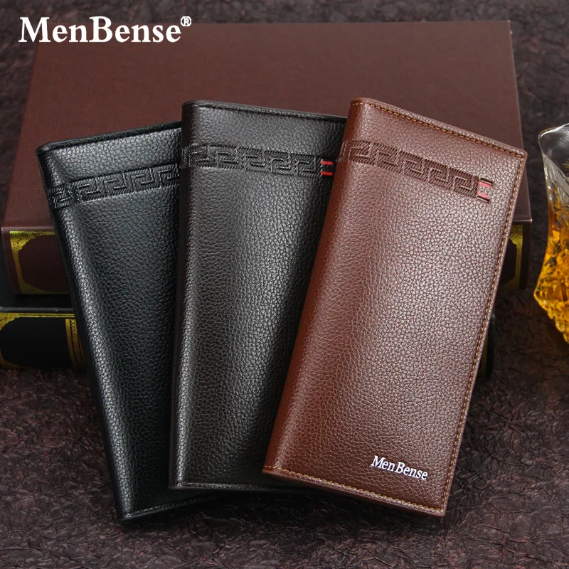 

New Men's Wallet Long Fashion Casual Men's Clutch Large Capacity Multi Card Slots Wallet Slim Men Wallet with Id Card Window