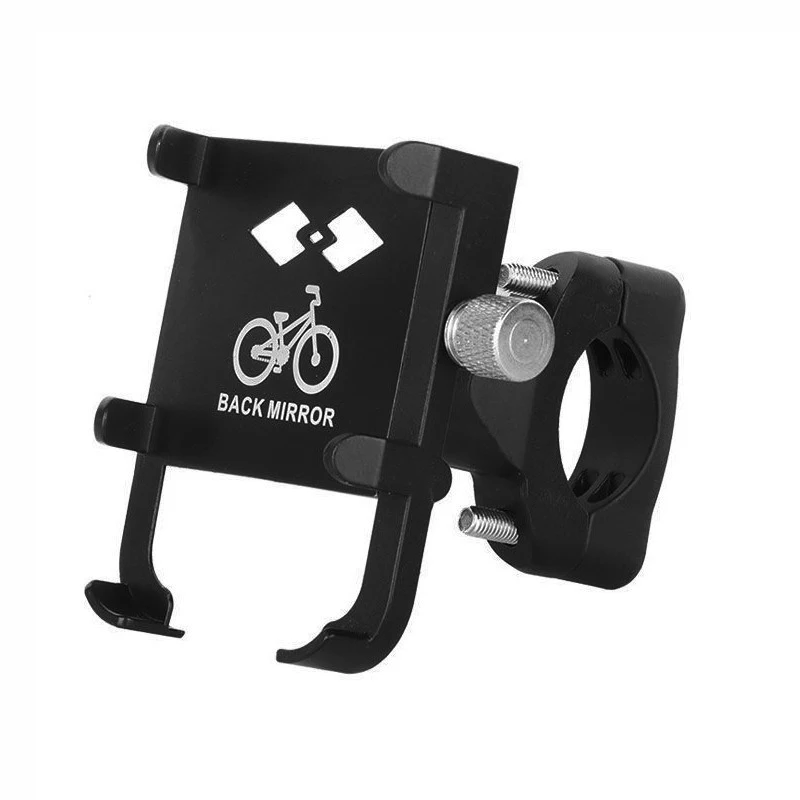 

Section 4 Universal Bicycle Hand Rack For Locomotive Navigation Portable Bicycle Pipe Clamp Bicycle Black Aluminum Alloy