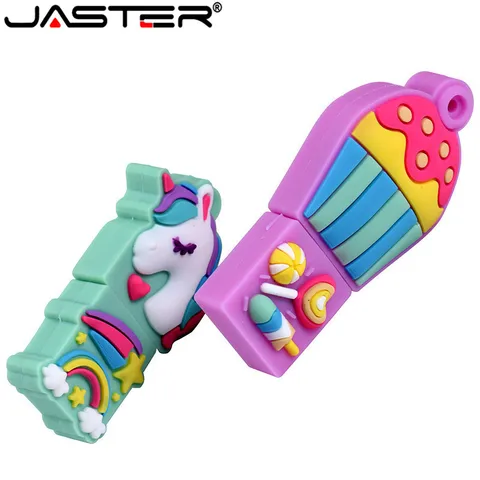 Корабль с героями мультфильмов Единорог флэш-накопитель 64 Гб оперативной памяти, 32 Гб встроенной памяти, usb флеш-накопитель 16 ГБ 4 ГБ флеш-накопитель u-диск модный подарок