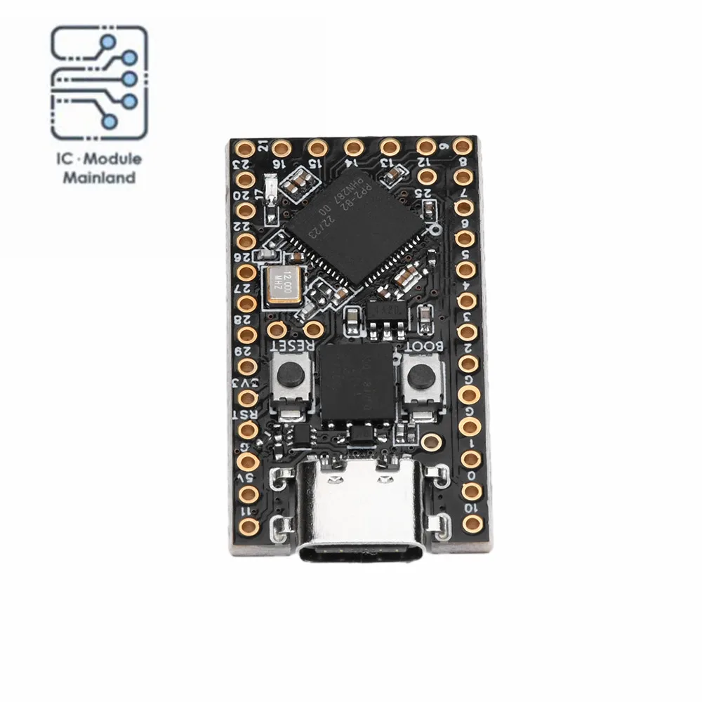 Мини макетная плата Pro Micro RP2040 на основе интерфейса Raspberry Pi Type-C микроконтроллер Core