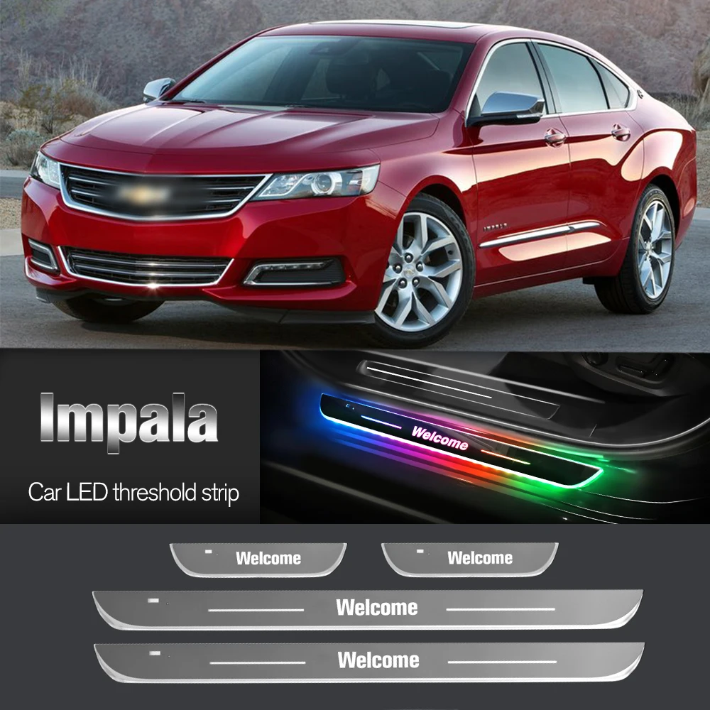 Автомобильный порог для Chevrolet Impala 1999-2019 2013 2014 2019 индивидуальный логотип