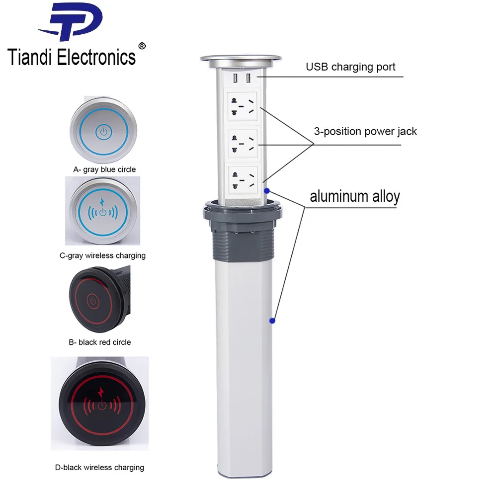 USB-розетка с беспроводной зарядкой для дома и офиса переходник вилкой Стандарта