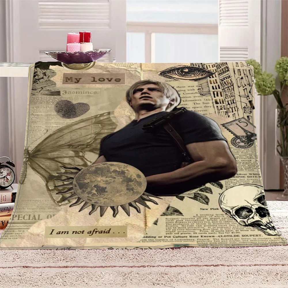 Детское Плюшевое Одеяло Леона Кеннеди Роскошное Постельное Белье Королевского