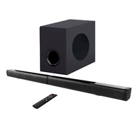 digital cinema system 2 1 channel 80w wireless subwoofer wall mount soundtouch pedestal detachable tv sound bar speaker