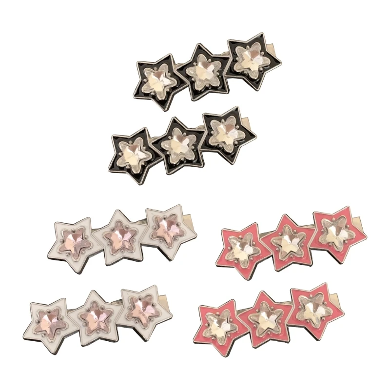 

2xHot Girls Hairpin Harajuku Lady Y2K Girls Mini Handmade Barrettes Clip Dropshipping