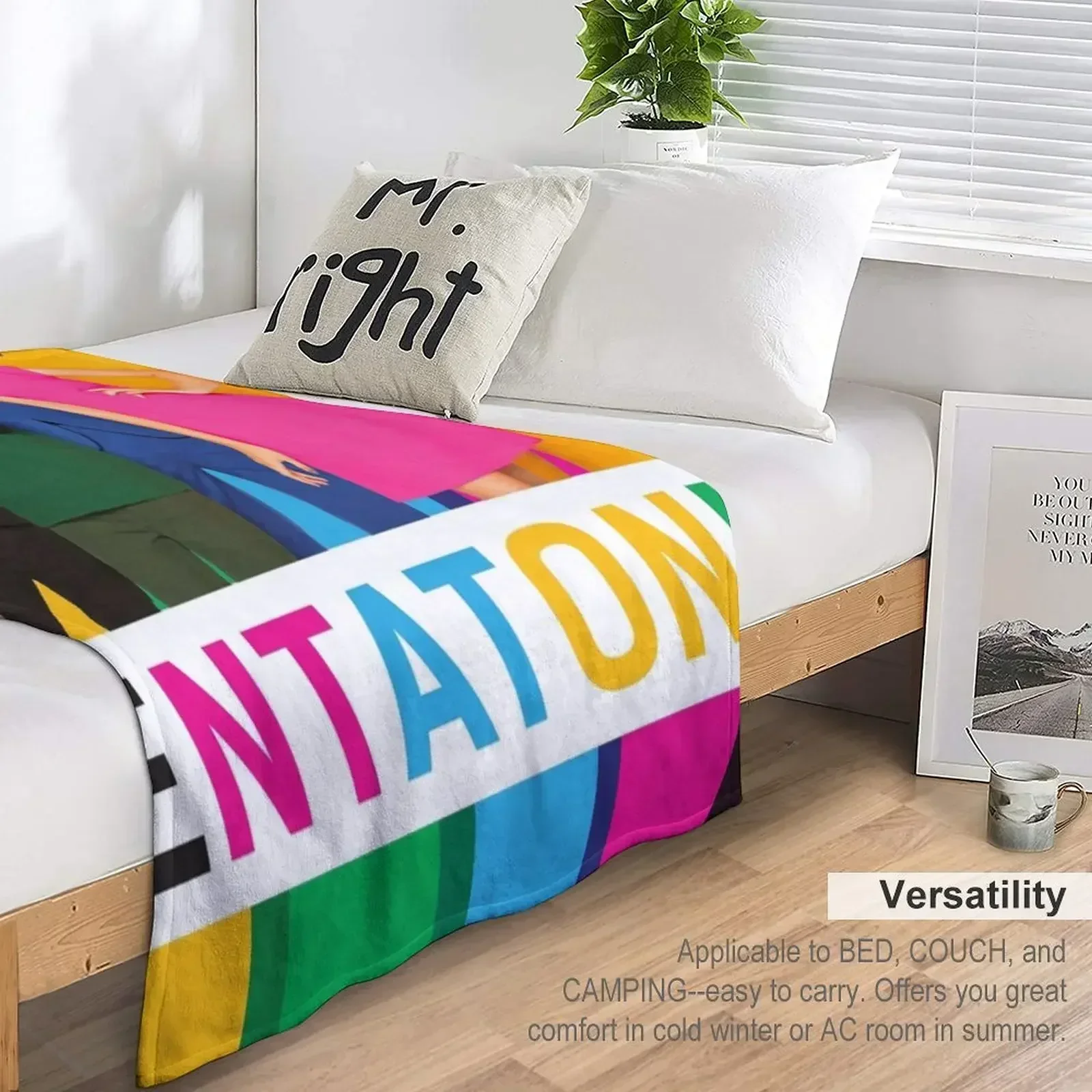 Полноцветное одеяло пентатоникс теплое в клетку для кровати и пледы одеяла детей