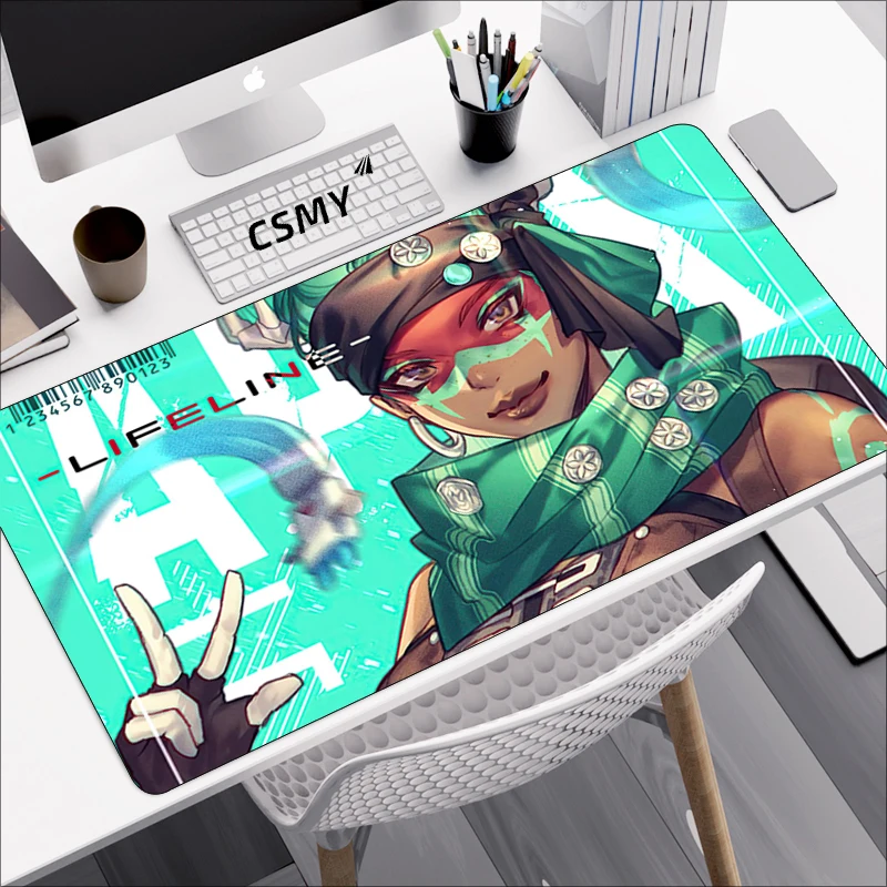 

Gaming Desk Accessories Laptops Mouse Pad Anime Apex Legends Mousepad Gamer Cartoon Mause Keyboard Mat Cute Extended Pc Mats Xxl