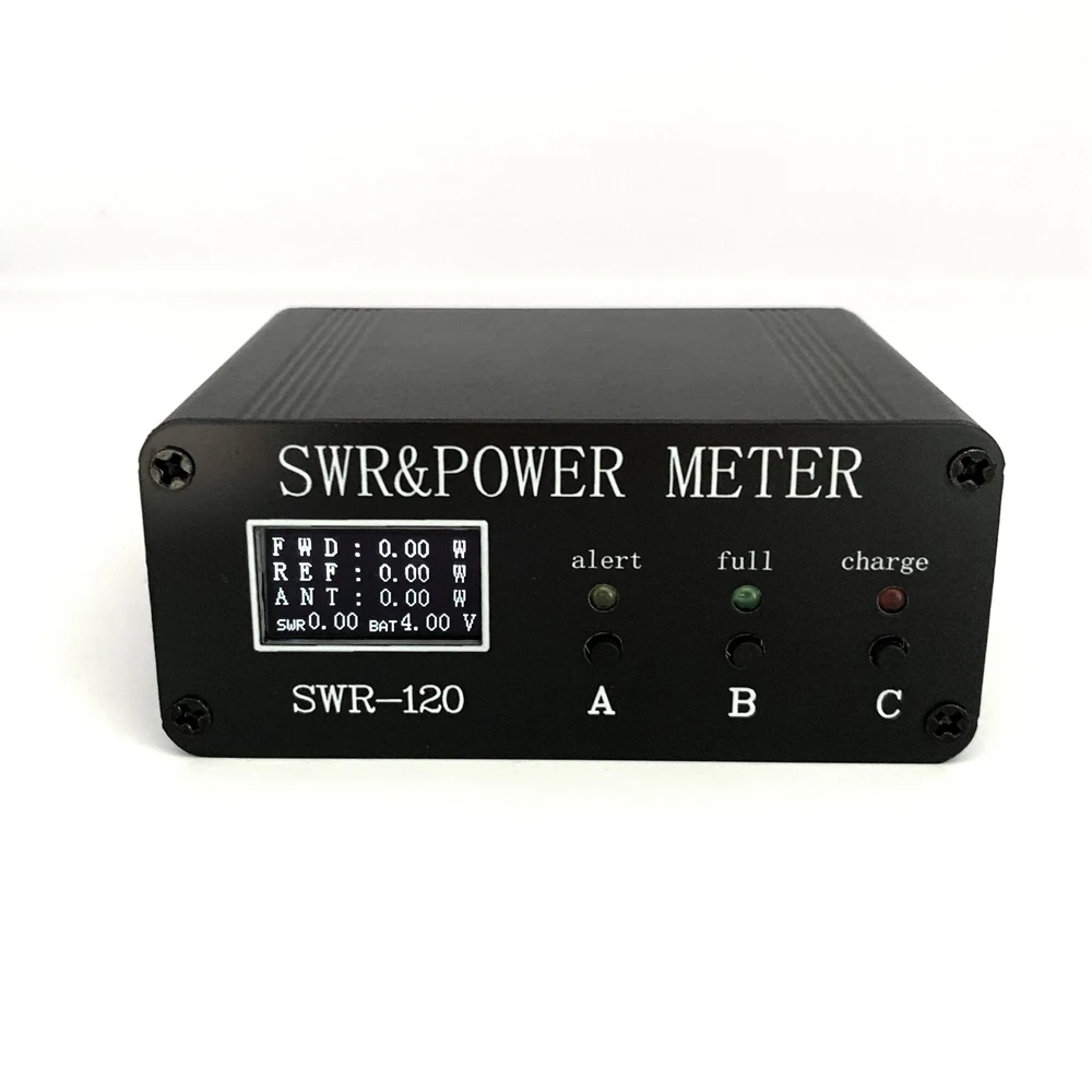 

SWR-120 1,8 MHz-50MHz 0,5 W-120W стоячий волновой метр OLED цифровой дисплей SWR HF короткие волны метр мощность ваттметр